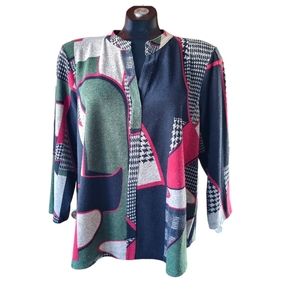 🌟2/$30 Sale!Mix & Match🌟 Lasania Vintage Abstract Top